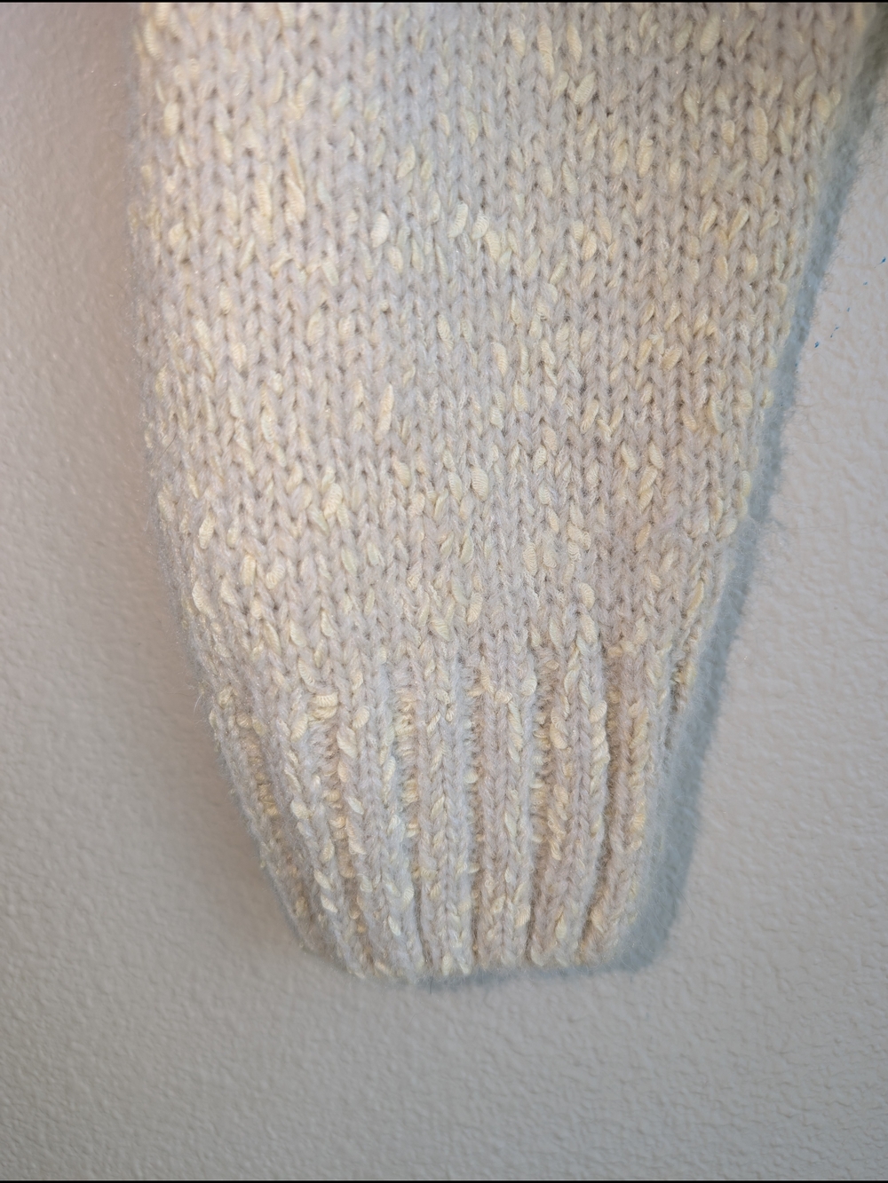 RD Style Ivory Sequin Crewneck Sweater Women's Size L - Picture 6 of 11